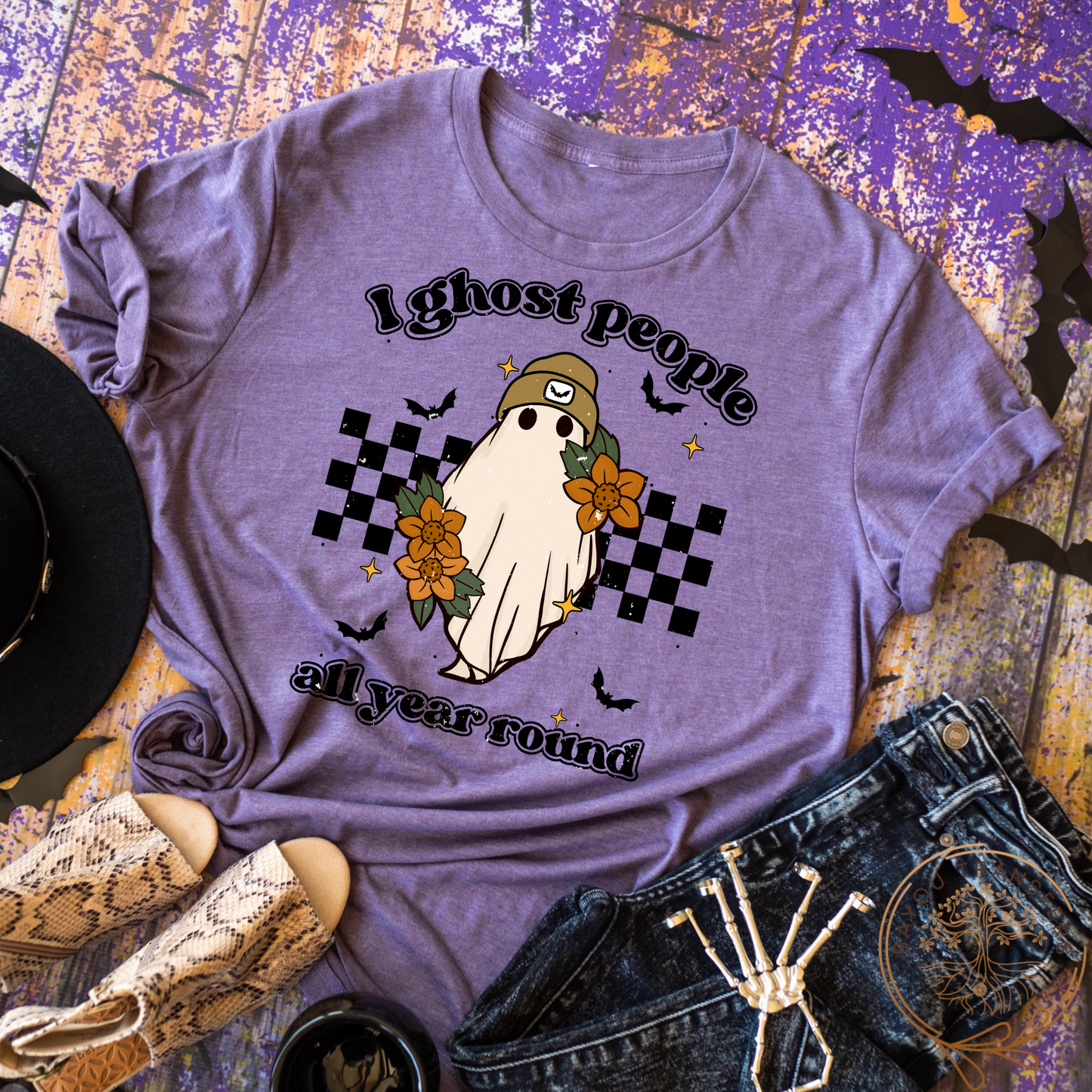 I ghost people all year round- Thin Matte Screen Print Transfer