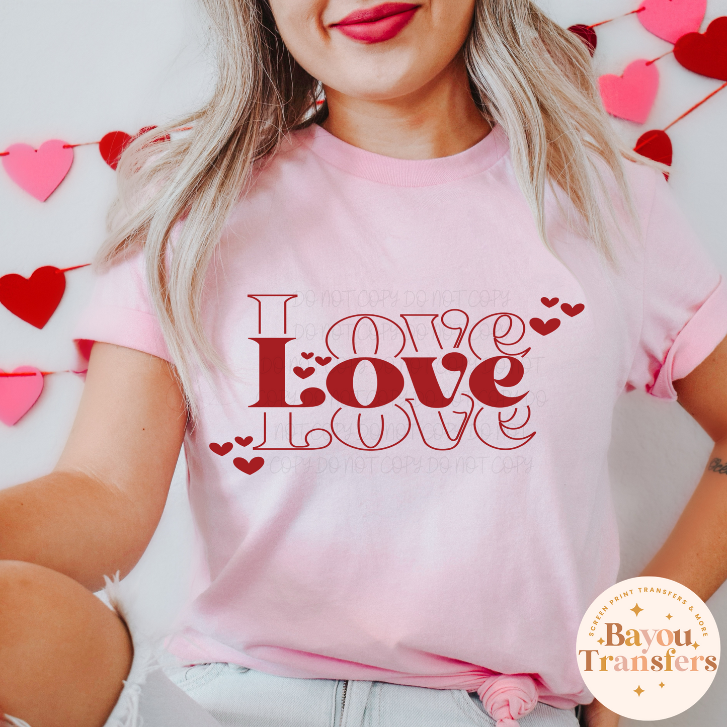 Stacked Love Hearts