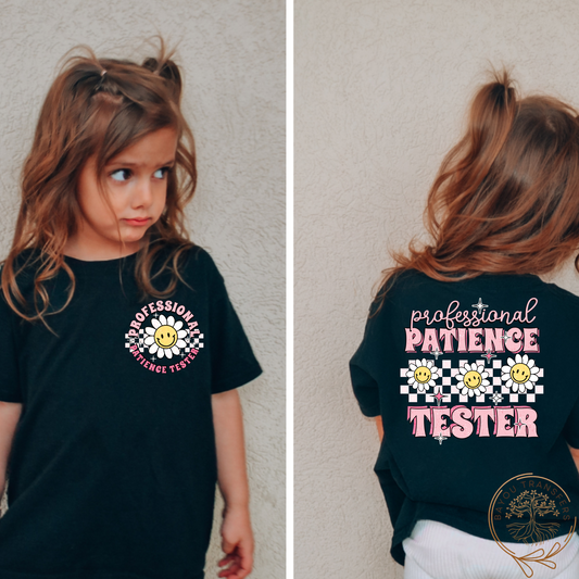 Professional Patience Tester - Thin Matte Screen Print Transfer